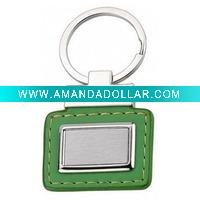 promotional leather keyring