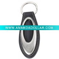 promotional leather keychain