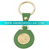 Wholesale high class leather keychain
