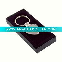 Wholesale heart metal keychain-engrave your logo