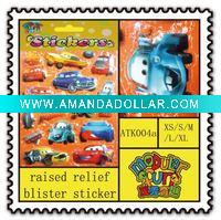 Wholesale cartoon 3D handcraft car sticker