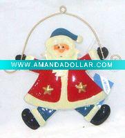 Wholesale Iron Santa Claus holiday decoration