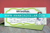 paper gift card