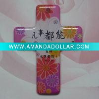 Wholesale Epoxy Resin Cross Necklace For DIY Promotion