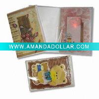 led printed voice recording greeting cards for birthday