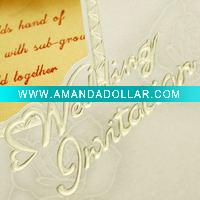Wholesale unique wedding cards -- W081R