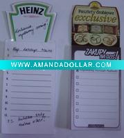 Wholesale Note pad for fridge(100% manufacture)