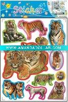 Wholesale puffy sticker foam animal stickers