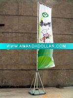 Wholesale 4m out door flag with Telescopic Flagpole