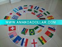 Wholesale Bunting flag for the world cup 32 teams