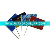 hand waving flag