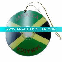 Wholesale Novelty CD Flag Car Hanger
