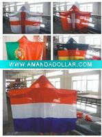 Wholesale body flag,poncho flag,cape flag