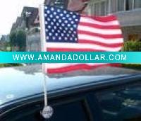 USA car flag