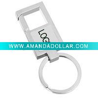Wholesale Fashion Square Metal Keychain/Key Accessory