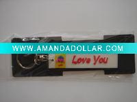 Wholesale 2010 Hot Sell 3D Flexible Rubber New Style PVC Keychain