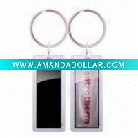 Wholesale LCD squareness solar keychain