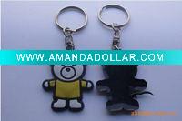 Wholesale 2011 new Soft Rubber PVC KeyChain(py-5096)