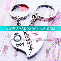 Wholesale heart Lover Keychain