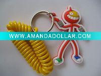Wholesale soft pvc keychain