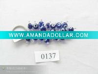 Glass Evil Eye Keychain
