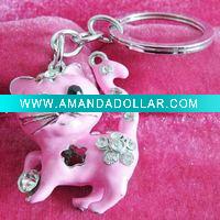 Wholesale Fashion kitten key chain