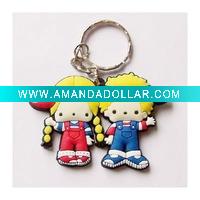 Wholesale 2011 Promotional 3D PVC keychain