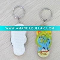 Wholesale shaped plastic key chain