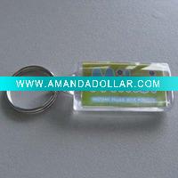 Wholesale acrylic plastic keychain