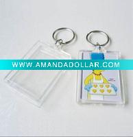 Wholesale acrylic photo keychain