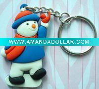 Wholesale 2011 3d pvc keychain
