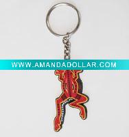 Wholesale PVC keychain for promotion
