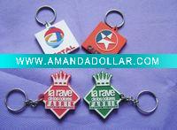 Wholesale pvc key ring