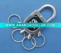 Wholesale four ring metal key chain