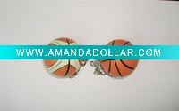 Wholesale Basketball 3D Plastic Keyring Keychain