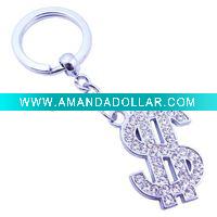Wholesale Fashion Alloy Rhinestone Key Chain / Keyring
