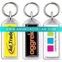 Logo Printed Acrylic KeyChain