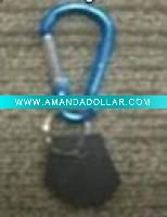 slate keychain attached metal chain