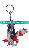Wholesale colorfull pvc keychain