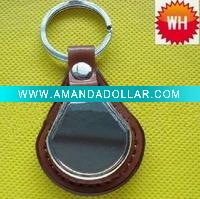 genuine leather keychain