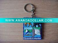 PVC soft keychain / key chain