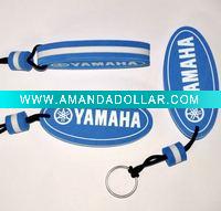 Wholesale (metal crafts)promotional gifts pvc keychain