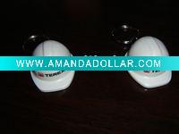 Wholesale Promotional hat keychain with abs material for Terex company
