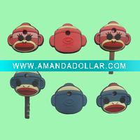 PVC cartoon key holder