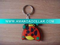 plastic soft PVC rubber 3D 2D keychain