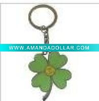 Wholesale four leaf clover keychain