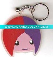 Wholesale Lovely silicone Keyring/keychain