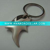 Wholesale Fish shape zinc alloy Keychain
