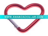 Heart shap carabiner Keychain