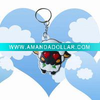 Wholesale fashion promotional hot sale pvc key chain